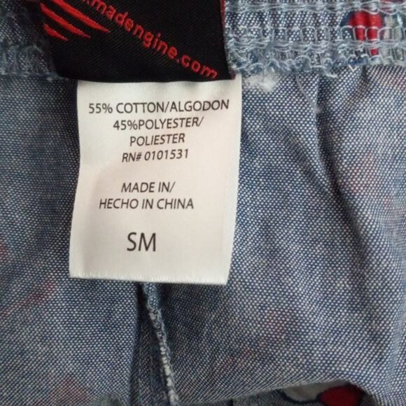 MAD Engine S Boxers Gray Flag Patriotic Americana Gopher Hat Bow Tie Stars - Picture 6 of 8